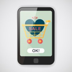 Valentine's Day SALE flat icon with long shadow eps10