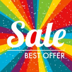 Rainbow sale label
