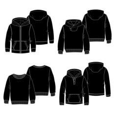 Hoodies 2 Black N2