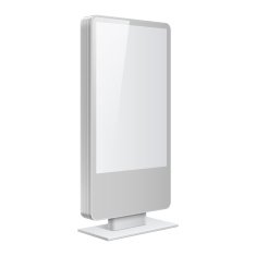 Realistic light box template on white background N2