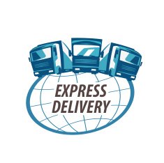 delivery vector logo design template traffic or truck icon N2