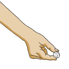 Hand with coins N2