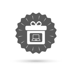 Gift box sign icon Present symbol N18