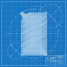 Vector flat mayonnaise pack N5