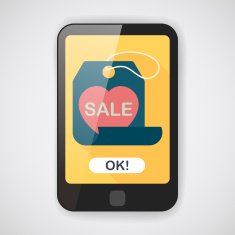 Valentine's Day SALE flat icon with long shadow eps10 N9