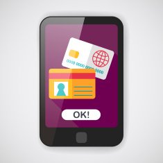 credit card flat icon with long shadow eps10 N3