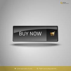 Black Glossy Button N26