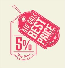 Discount tag 5
