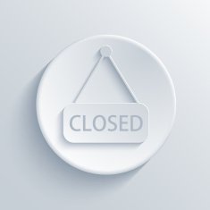 Vector modern light circle icon with shadow N7