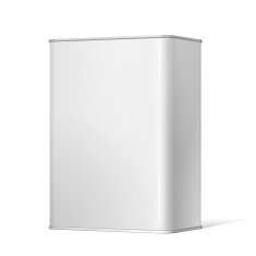 White Package metal Box