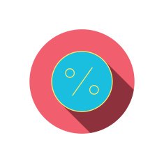 Discount percent icon Sale sign N15