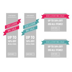 Web design banners