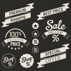 Retail labels collection