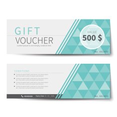 gift voucher discount template design