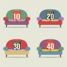 Set Of Vintage Sofas On Sale N3