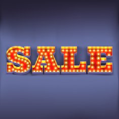 Retro Sale Banner N2 free image download