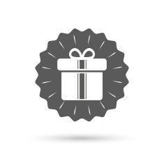 Gift box sign icon Present symbol N26