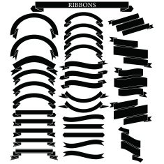Ribbons vector set N2