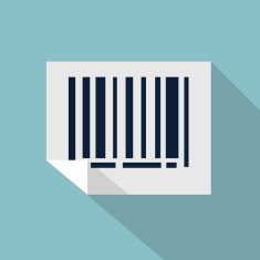 Vector bar code icon