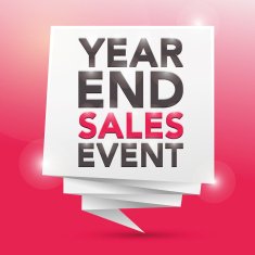 YEAR-END SALES EVENT poster design element