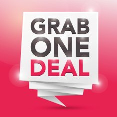 grab one deal poster design element
