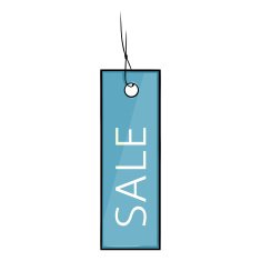 Vector Single Cartoon Sale Tag N5