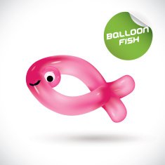 Balloon Fish Illustration N2