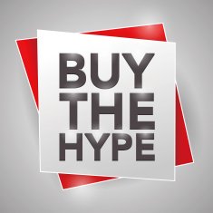 BUY THE HYPE poster design element N2