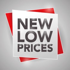NEW LOW PRICES! poster design element N2