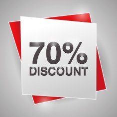 70 discount poster design element N2