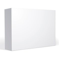 Package white box design isolated on background template