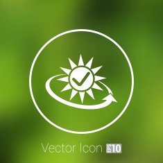 Vector open icon clock time delivery timetable day arrow sign