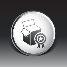 PREMIUM box packing vector design isolated icon N4