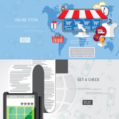 Vector online shopping concept N11
