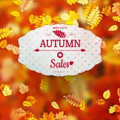 Autumn sales banner EPS 10 N2