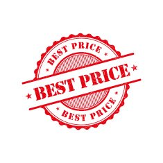 Best price grunge retro red isolated stamp