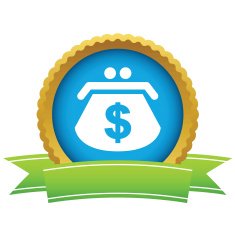 Gold dollar purse logo N2