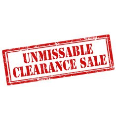 Unmissable Clearance Sale