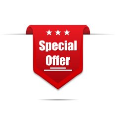 Special offer on a ray background new product