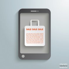 Smartphone Shopping Bag