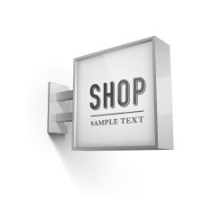 light box shop signs N3