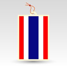 thai price tag - flag of thailand N2