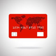 Credit card icon isolated on white background Vector illustration Eps10 N3