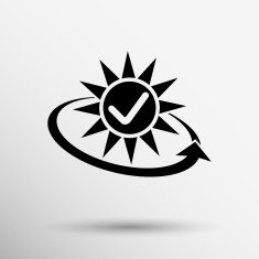 Vector open icon clock time delivery timetable day arrow sign N9