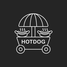 shopping cart line icon N37
