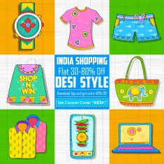 Happy Independence Day shopping sale N2