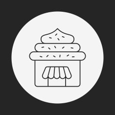 shopping cart line icon N46