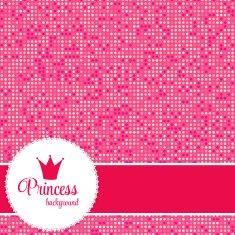 Princess Crown Frame Vector Illustration N8