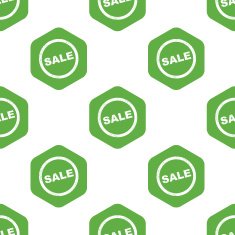 Sale sign pattern N2