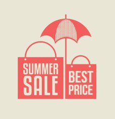 Summer sale illustration